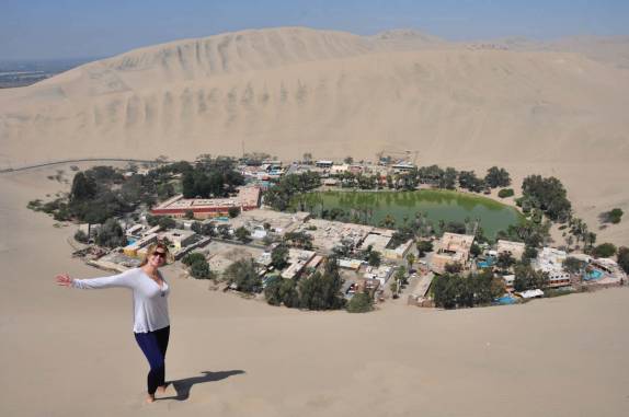 O oásis de Huacachina, no Peru